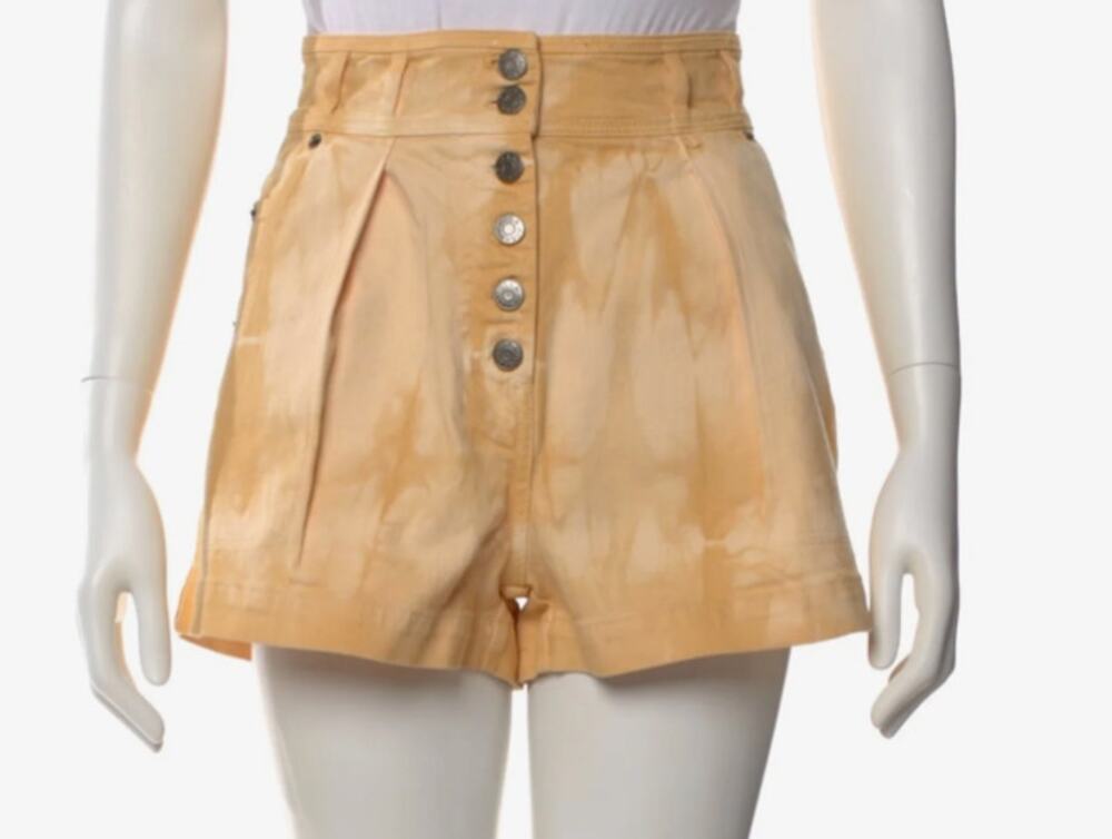 Ulla Johnson Ares Shorts in wheat tie dye - Size US 2